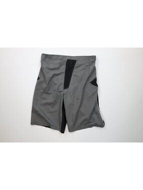 Vintage 90s Seadoo Bombardier Mens Medium Spell Out Lined Board Shorts Jetski